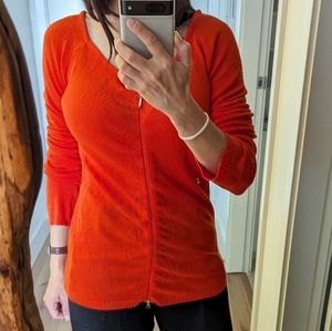 Light knit orange shirt